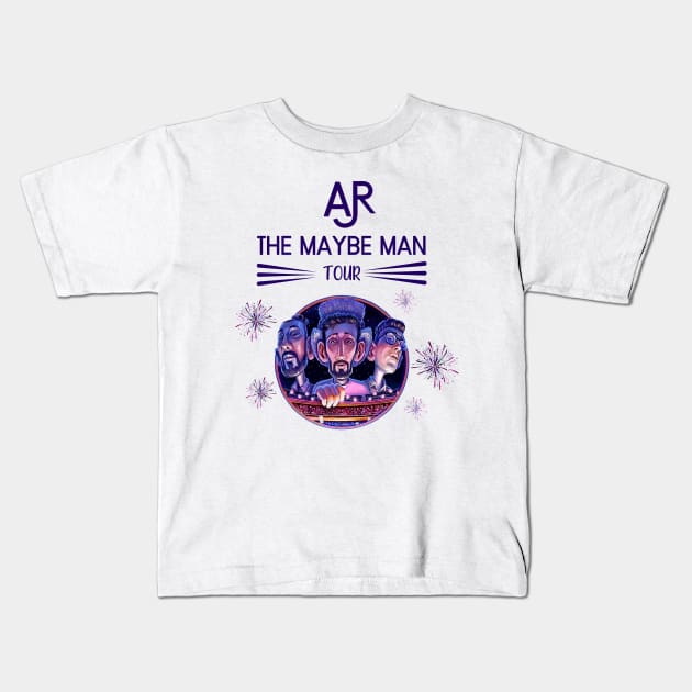 Ajr The Maybe man tour Dark Colors Kids T-Shirt by thestaroflove